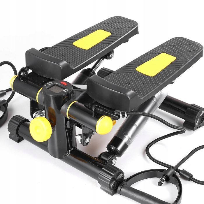 Stepper fitness do ćwiczeń z licznikiem kroków Steper treningowy 2w1
