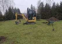 Koparka, Minikoparka, Usługa minikoparką, Roboty ziemne,Wywrotka 6 ton
