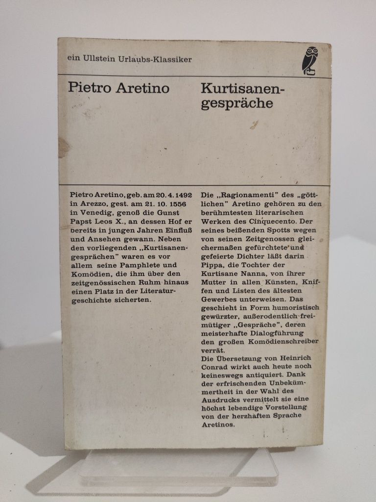 Kurtisanen-gespräche - Pietro Aretino