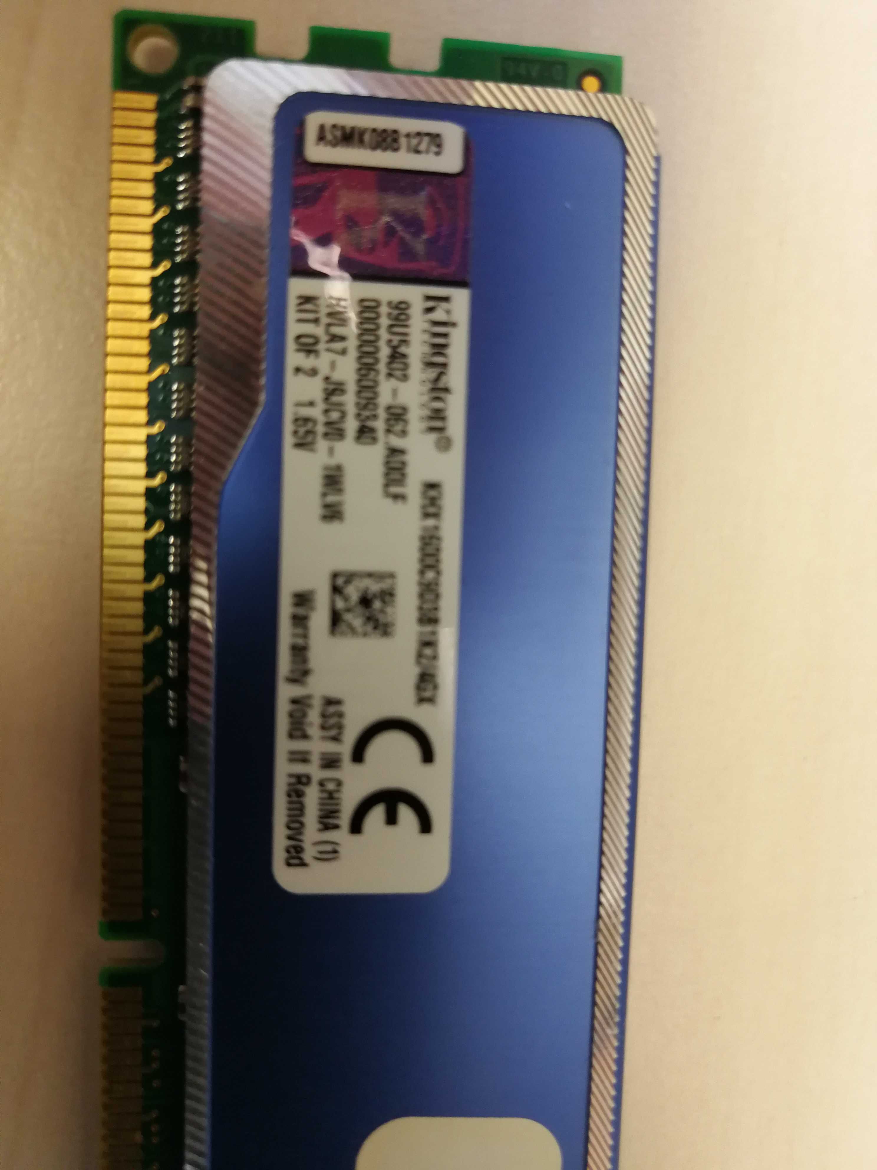 Pamięć DDR3 Kingston HyperX blu 2GB