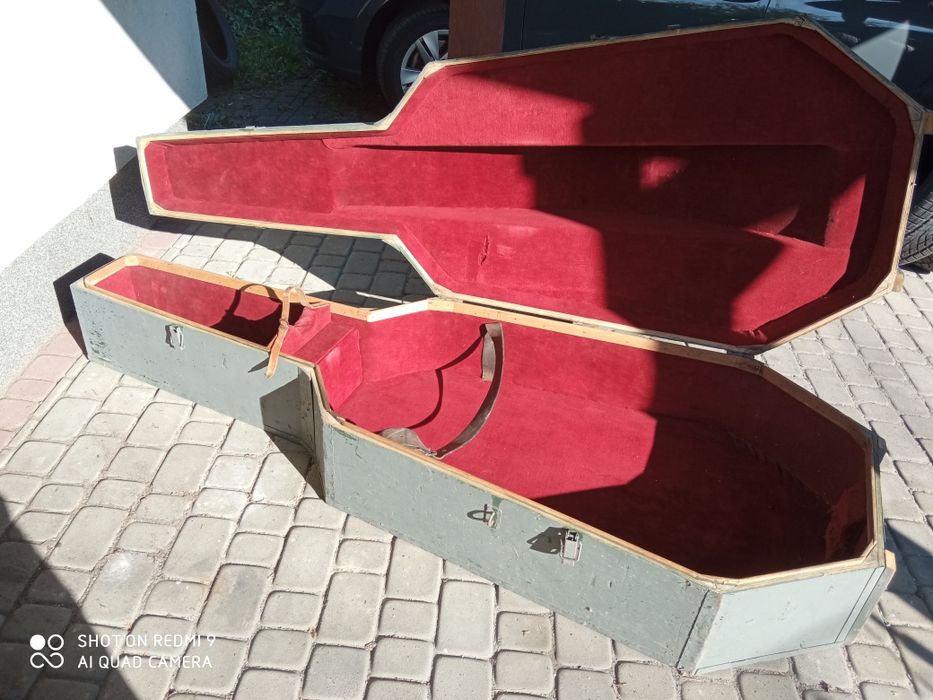 Kontrabas futerał skrzynia