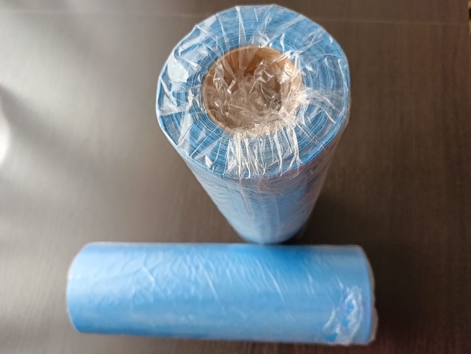 Folia ostrzegawcza niebieska do kabli ziemnych  30 cm x 100 metrów