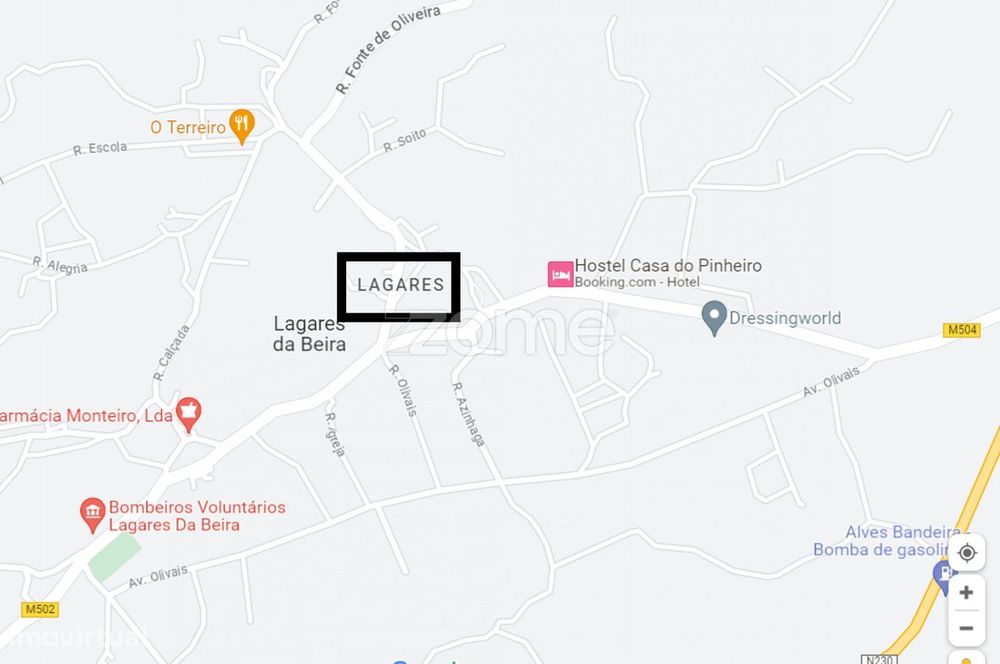 Terreno 2200m2 em Lagares da Beira - Coimbra