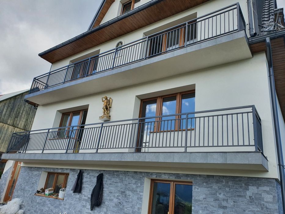 Balustrada pionowa 20x20 ocynk malowany proszkowo