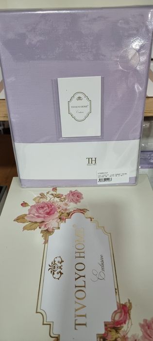 Простыни сатиновые Tivolyo Home 240*260+наволочки 2-50*70