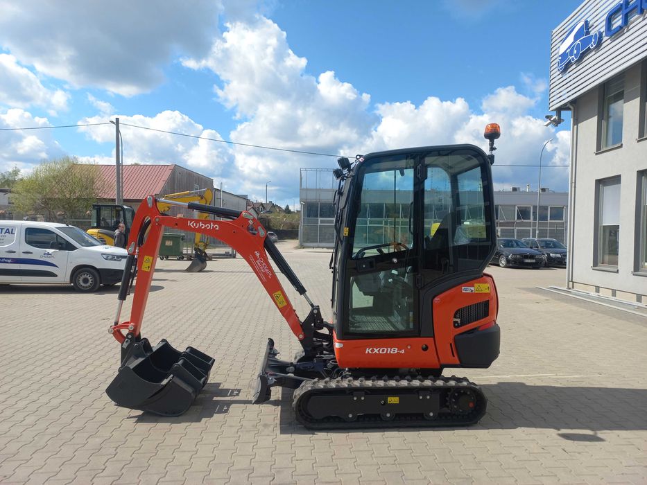 Wynajem minikoparka KUBOTA KX018 wynajem koparki