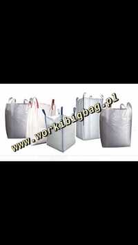 Worki Big Bag Bagi 155cm na Zboże Granulat 500kg 750kg 1000kg 1250kg