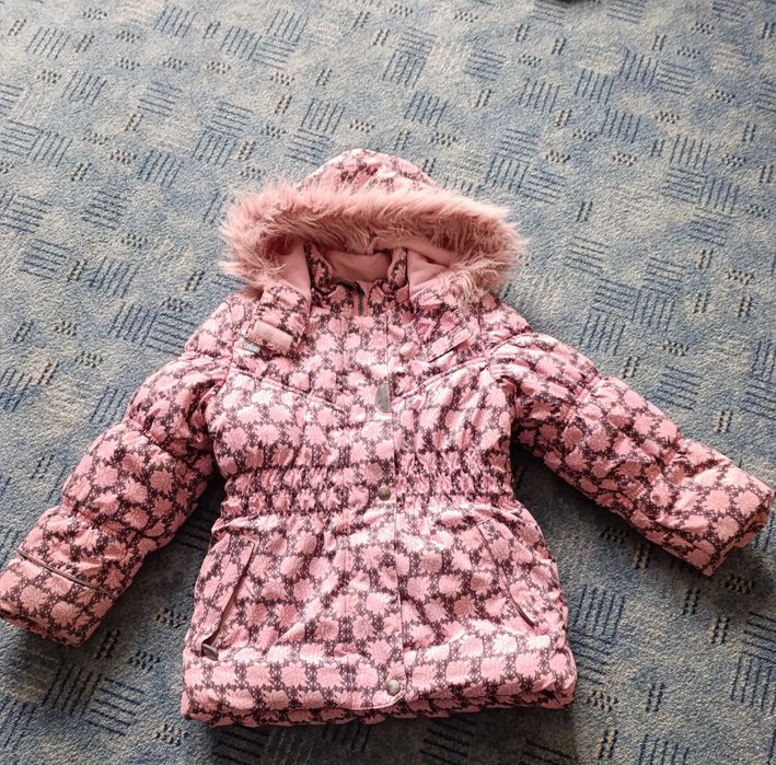 Куртка зимова 116 на дівчинку (дуже тепла)