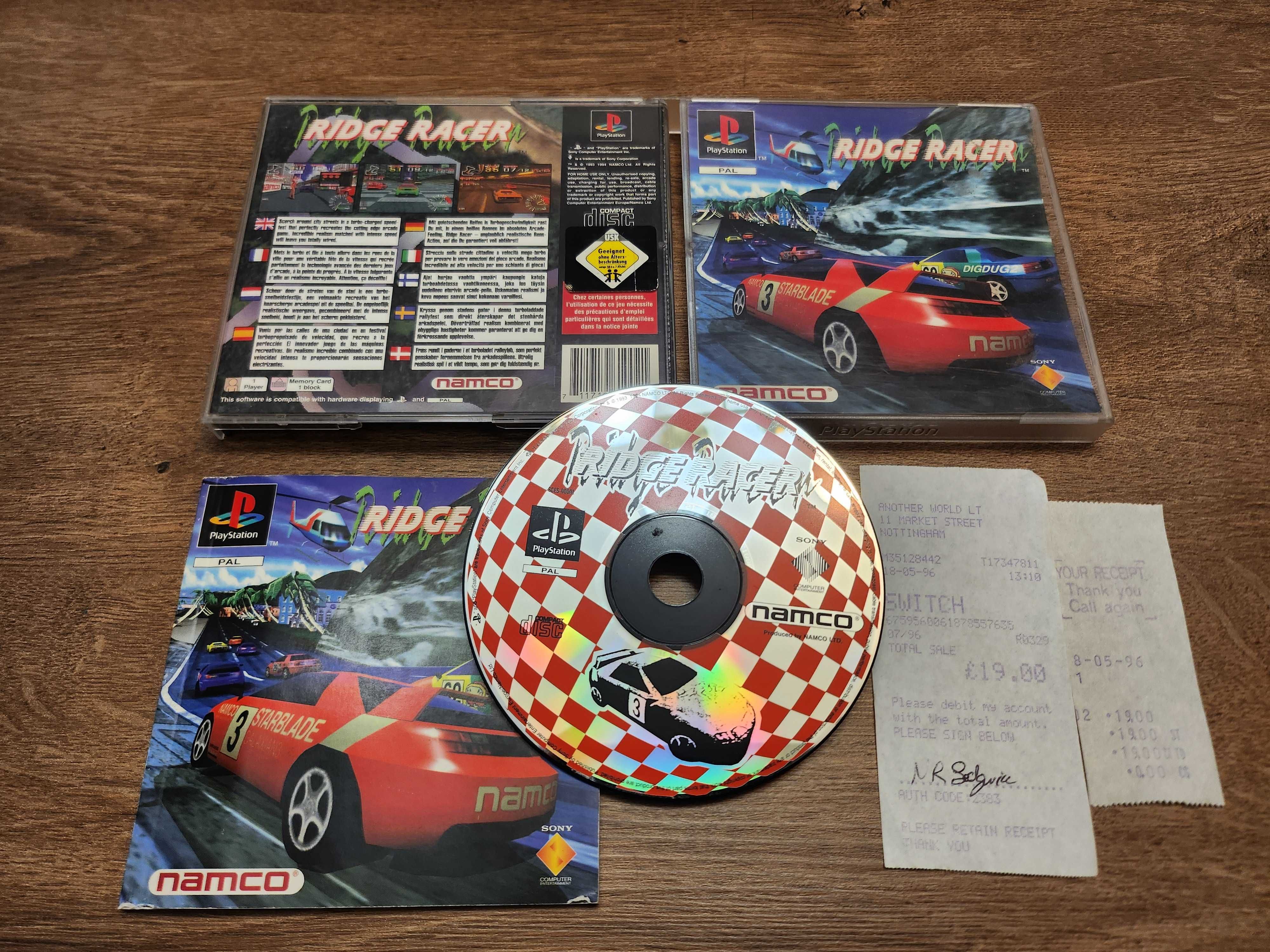 Playstation 1 Ridge Racer Kompletna Premierowa