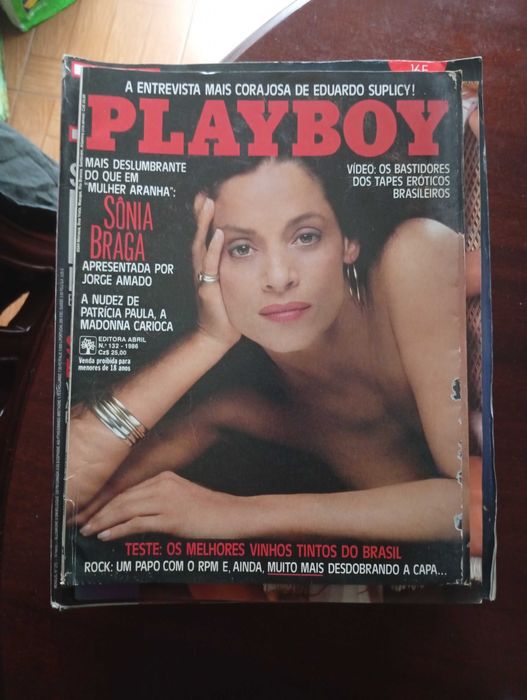 Revista Playboy Sônia Braga 1986