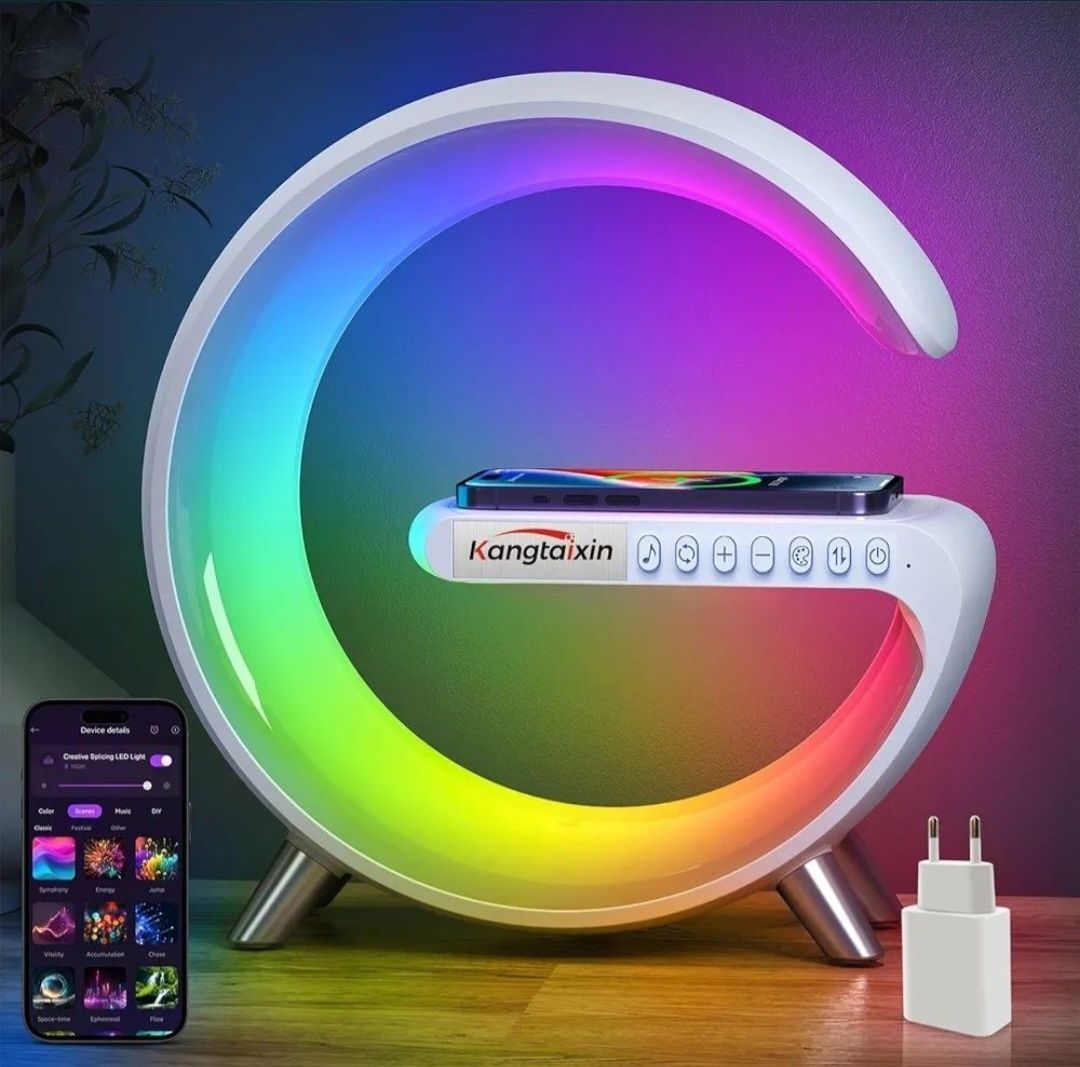 RGB  нічник з функцією безпровідної зарядки