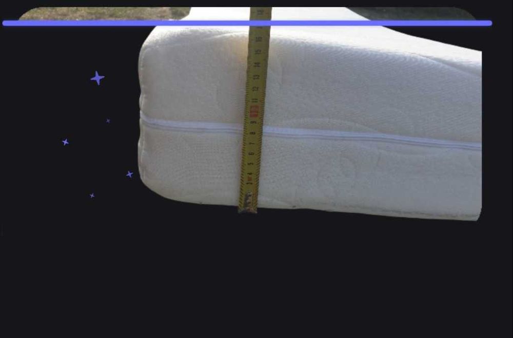 Łóżko dziecięce 165x65 materac stelaż