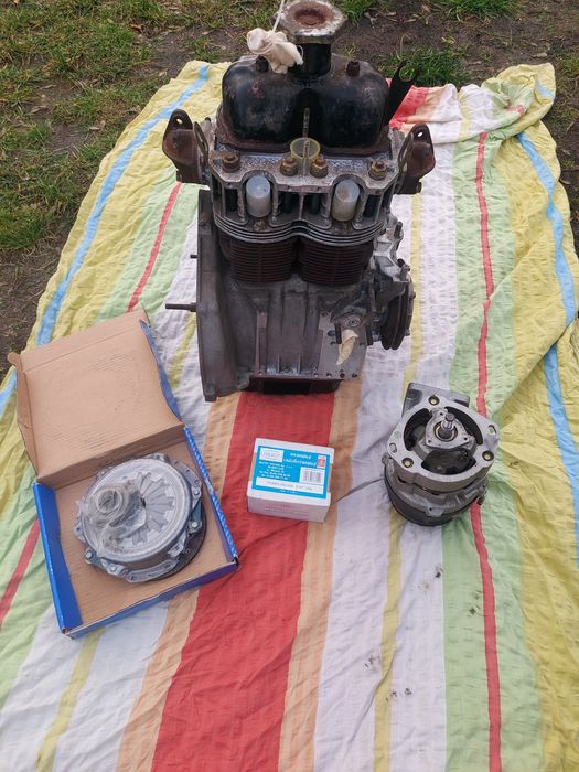 Silnik Nowy fiat 126p 650 alternator sprzęgło pompka paliwa