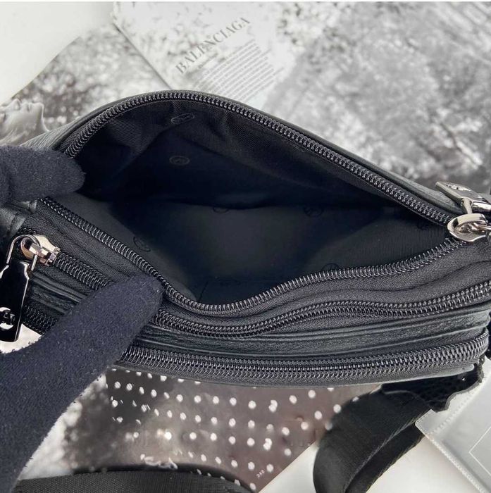 Стильная мужская кожаная сумка бананка  H.T. Leather ! Made in Turkey.