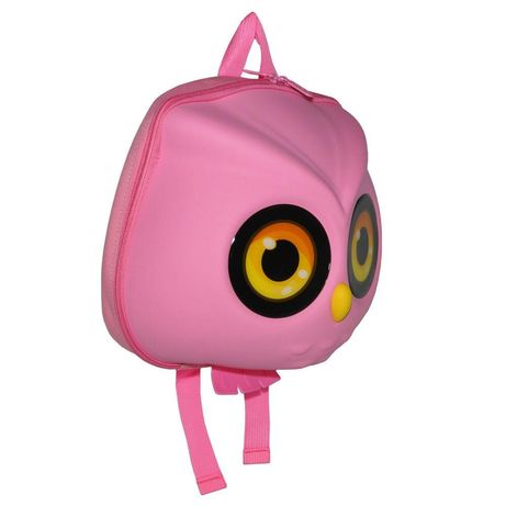 Детский рюкзак Supercute в виде совы розовый