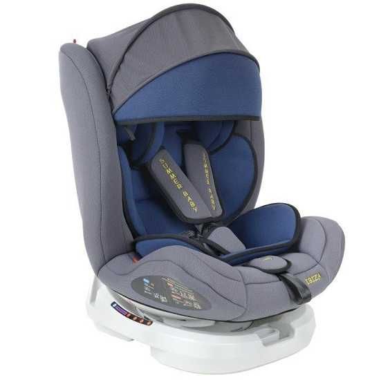 Nowy Fotelik Summer Baby IBIZA 0-36kg Obrotowy z Daszkiem Granatowy