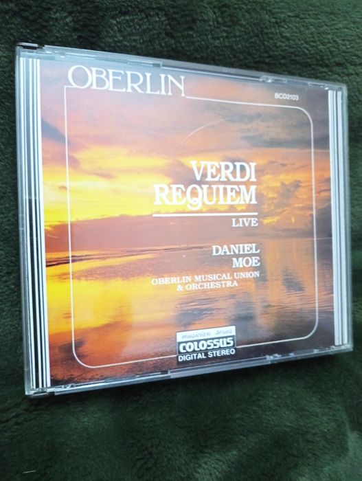 2x CD Oberlin Requiem" - Verdi; Daniel Moe, Oberlin Musical...RARO