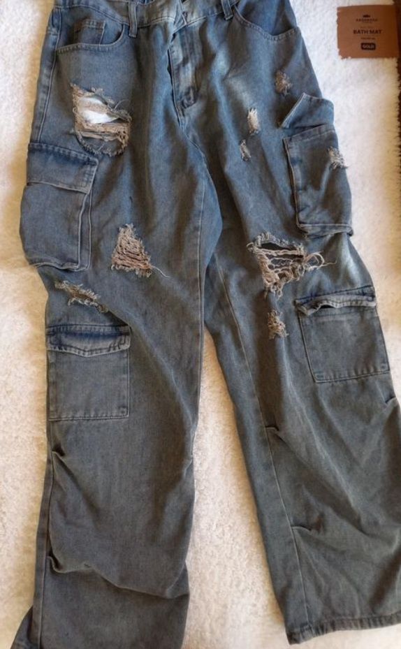 Продам джинсы трубы, джинсы широкие, джинсы baggy, джинсы рваные