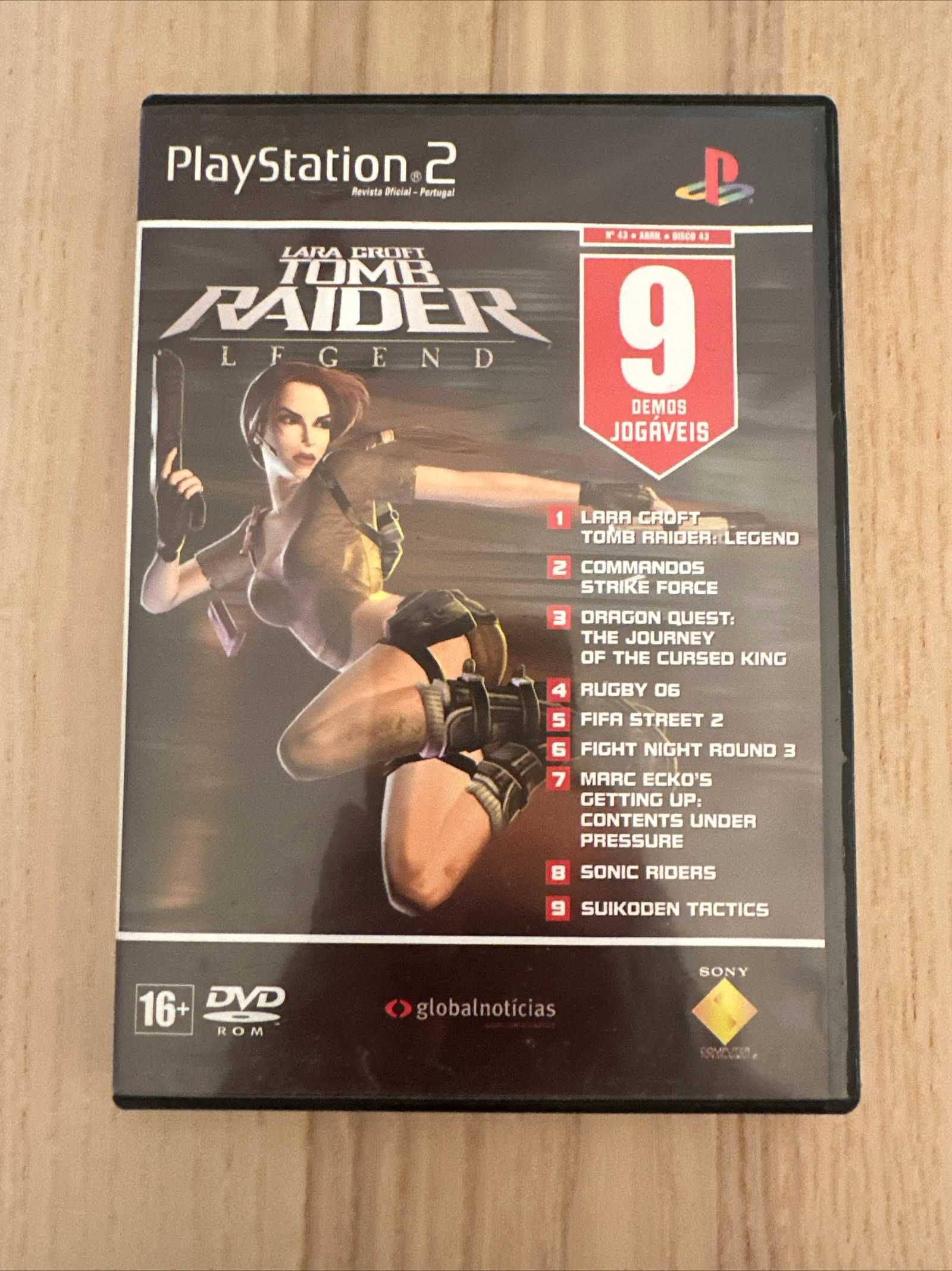 7 Demos PS2 (Forbidden Siren 2, Tomb Raider, Splinter Cell e etc)