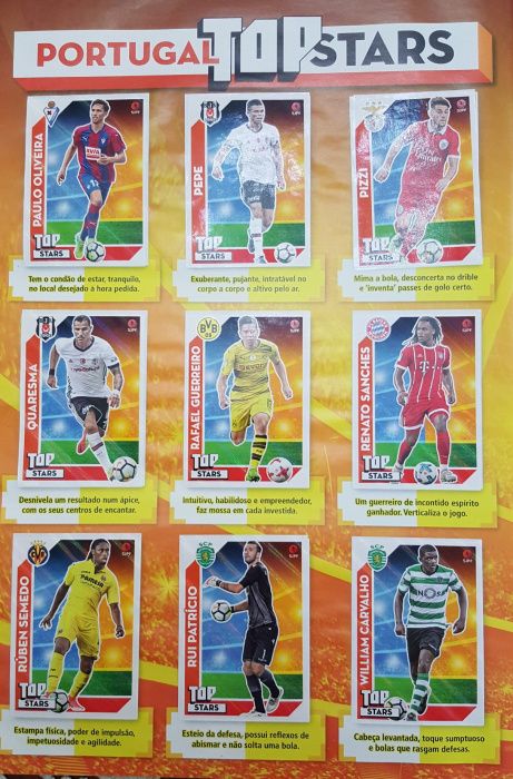 Colecção de cromos Liga NOS 2017-18