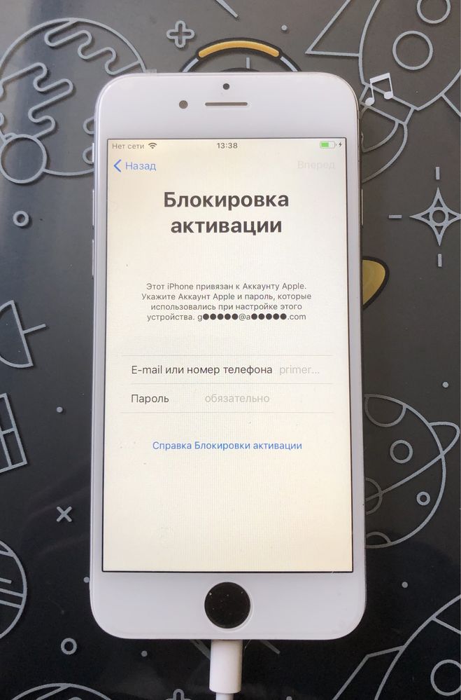 Материнская плата на Iphone 6s 16gb space grey под разблокировку