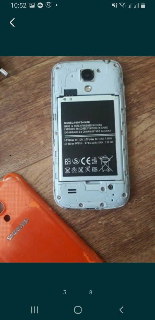 Продам б/у  Смартфон Samsung  9190/S4  mini  та Модем