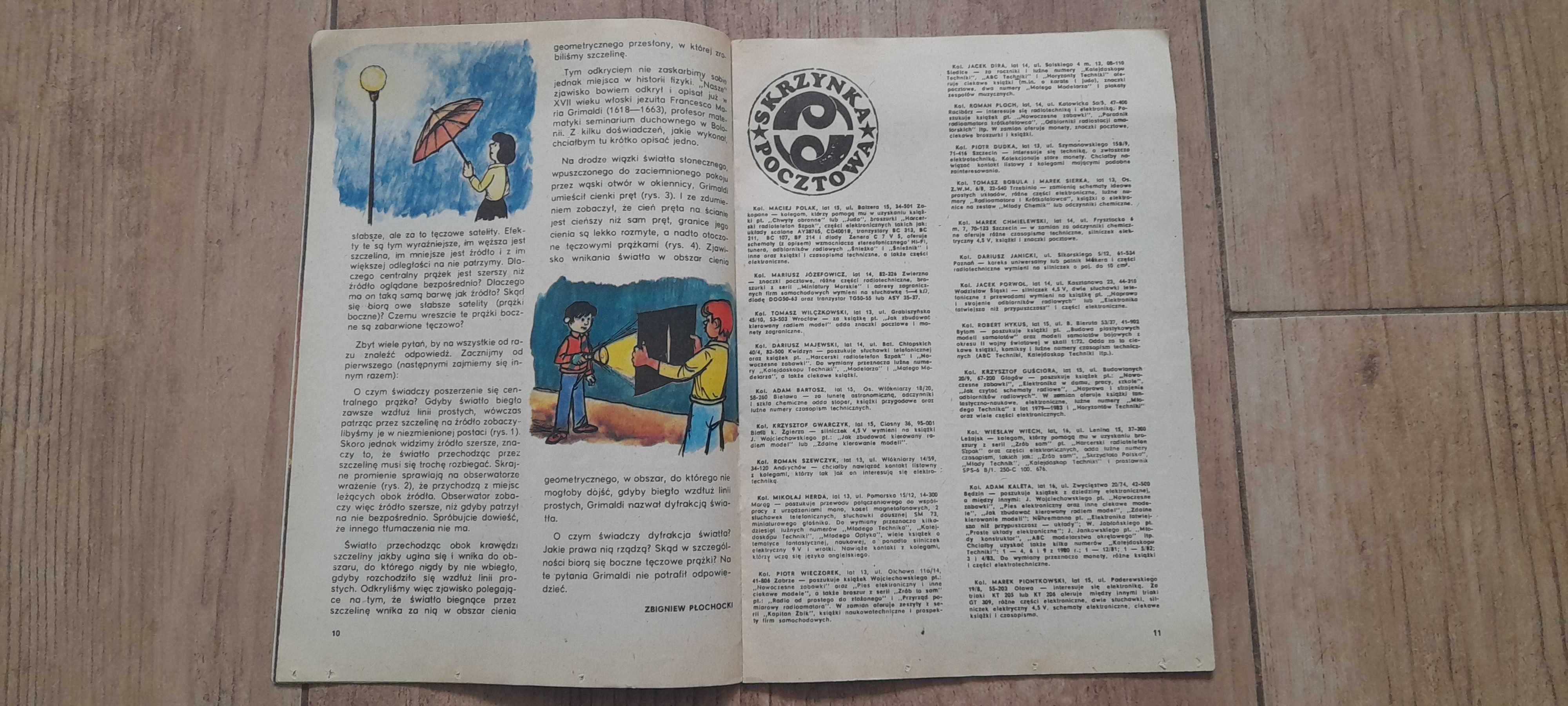 Miesięcznik "Kalejdoskop Techniki" - nr 10 (329) 1984 rok