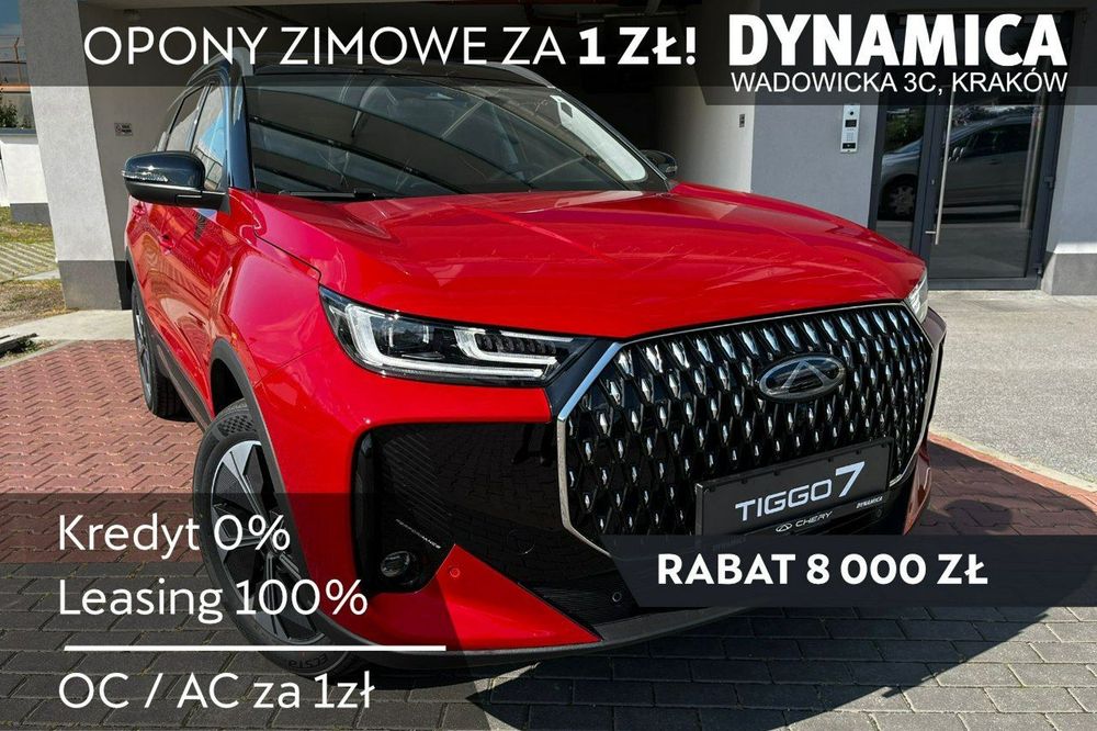 Chery Tiggo 7 PRESTIGE - 147KM - 1.6 GDI - Rocznik 2025