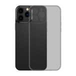 Baseus Frosted Glass Case etui pokrowiec do iPhone 13 Pro czarny