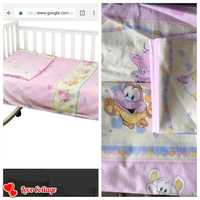 Комплект детского постельного для манежа, кроватки