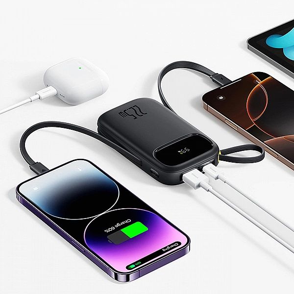 Powerbank Baseus EnerFill FC31/10000mAh 22.5W z wyświetlaczem cyfrowym