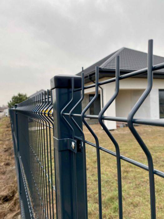 Mega Promocja! Ogrodzenie Panelowe 153cm Słupki Podmurówka Ogrodzenia