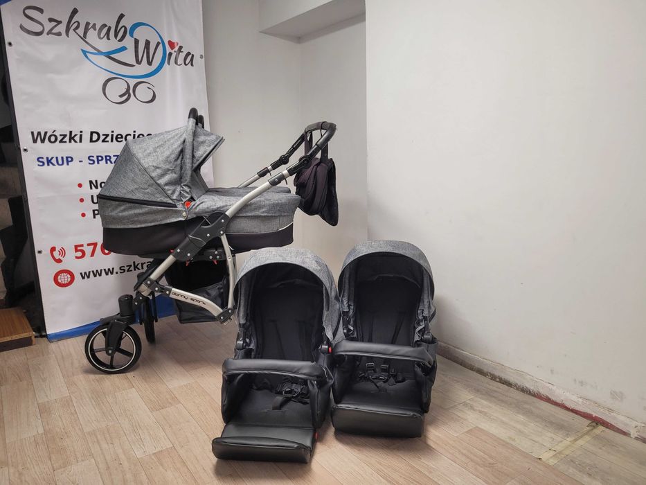 szkrabwita.pl Dorjan 2w1 3w1 4w1 dla bliźniaków GWARANCJA 12 m-cy