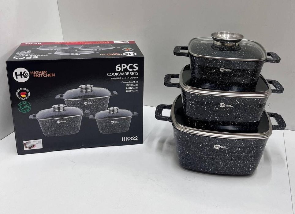 Німецький набір квадратних каструль