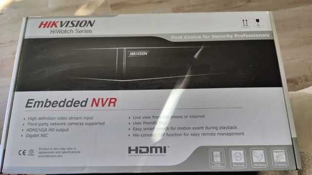 Gravador Câmaras IP NVR H.265 4K ONVIF 4 Canais - Hikvision HWN-4104MH