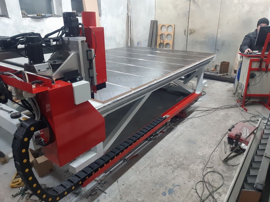 Большой фрезерный станок с ЧПУ. CNC2030. Вакуум+Сервопривод!