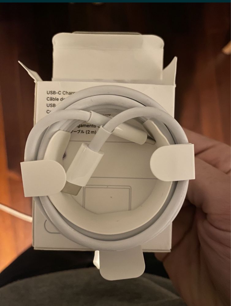 Cabo original apple 2mts novo  c/fatura