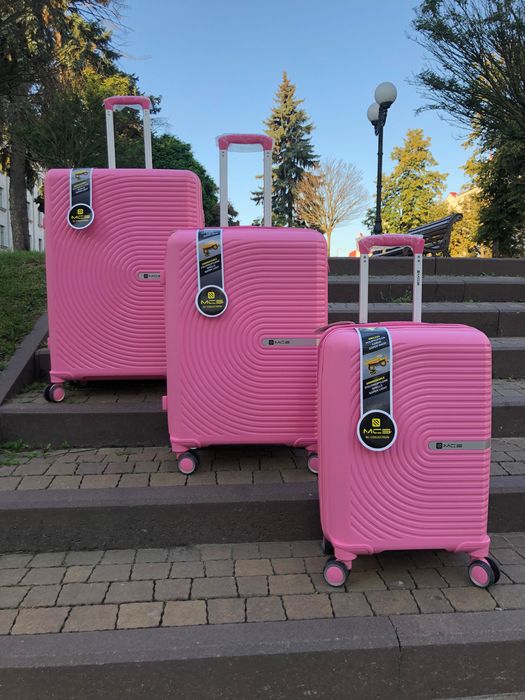 Чемодан с полипропилена , валіза з поліпропілену, премиум качество.