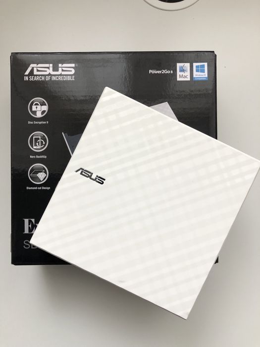 Gravador de DVD 8x ASUS branco