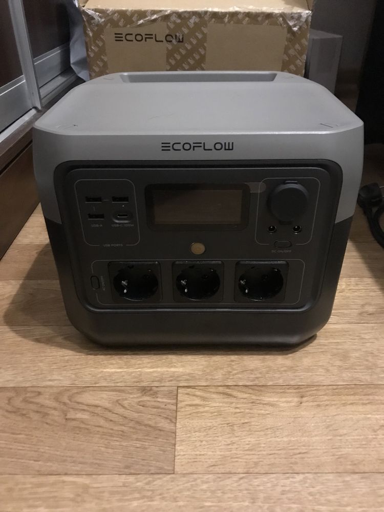 Зарядна станція Ecoflow river 2 pro 768 Вт євро розет( 1600 Вт турбо )