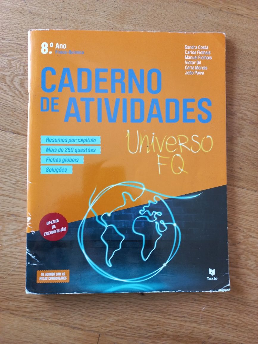 Cadernos de Atividade  8⁰ ano