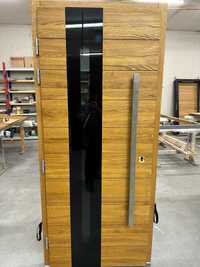 Drzwi zewnętrzne ,drewniane,96x214,5 wyprzedaż, promocja(213)