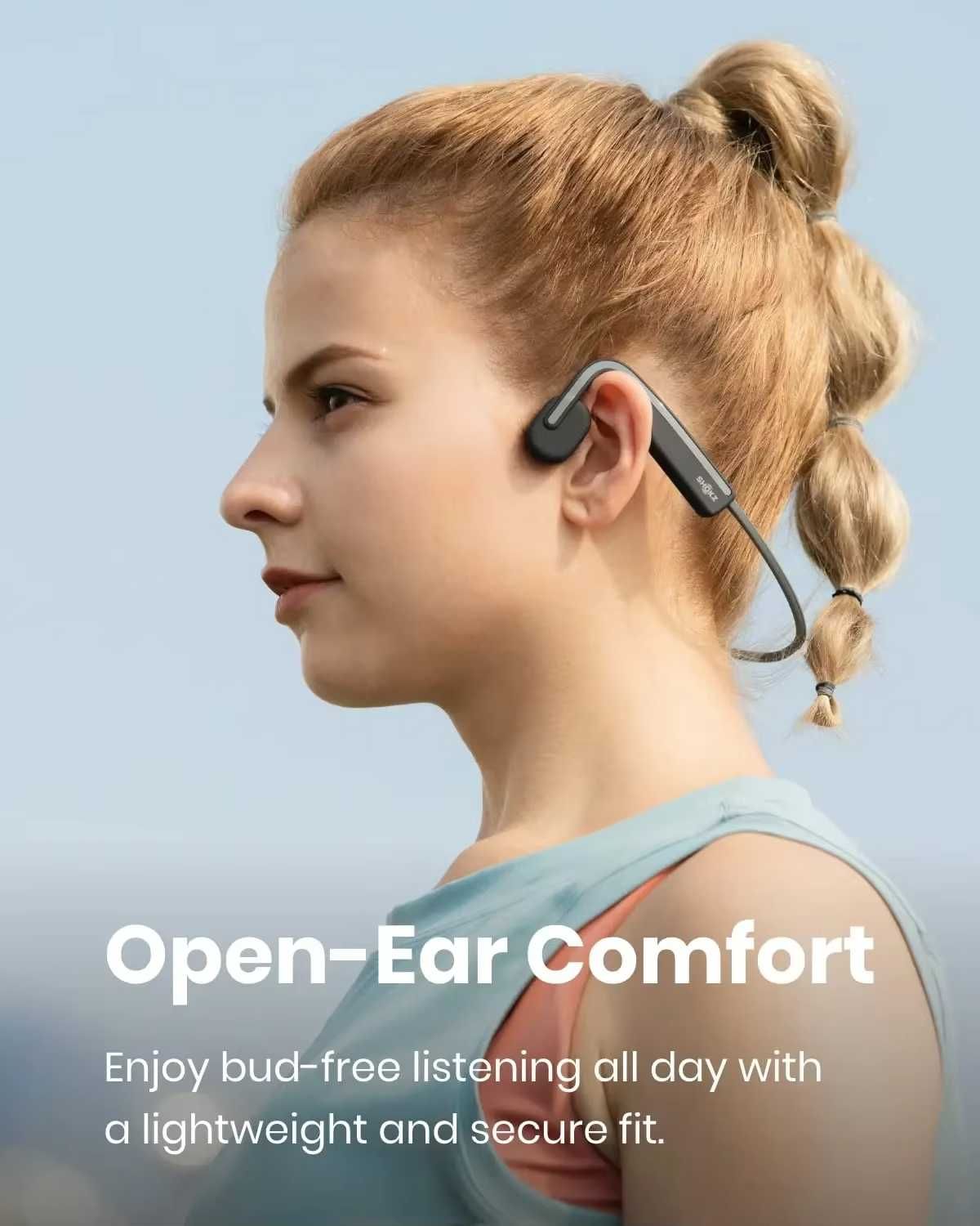 Auriculares  Shokz OpenMove S661 À prova d'água Sem Fio
