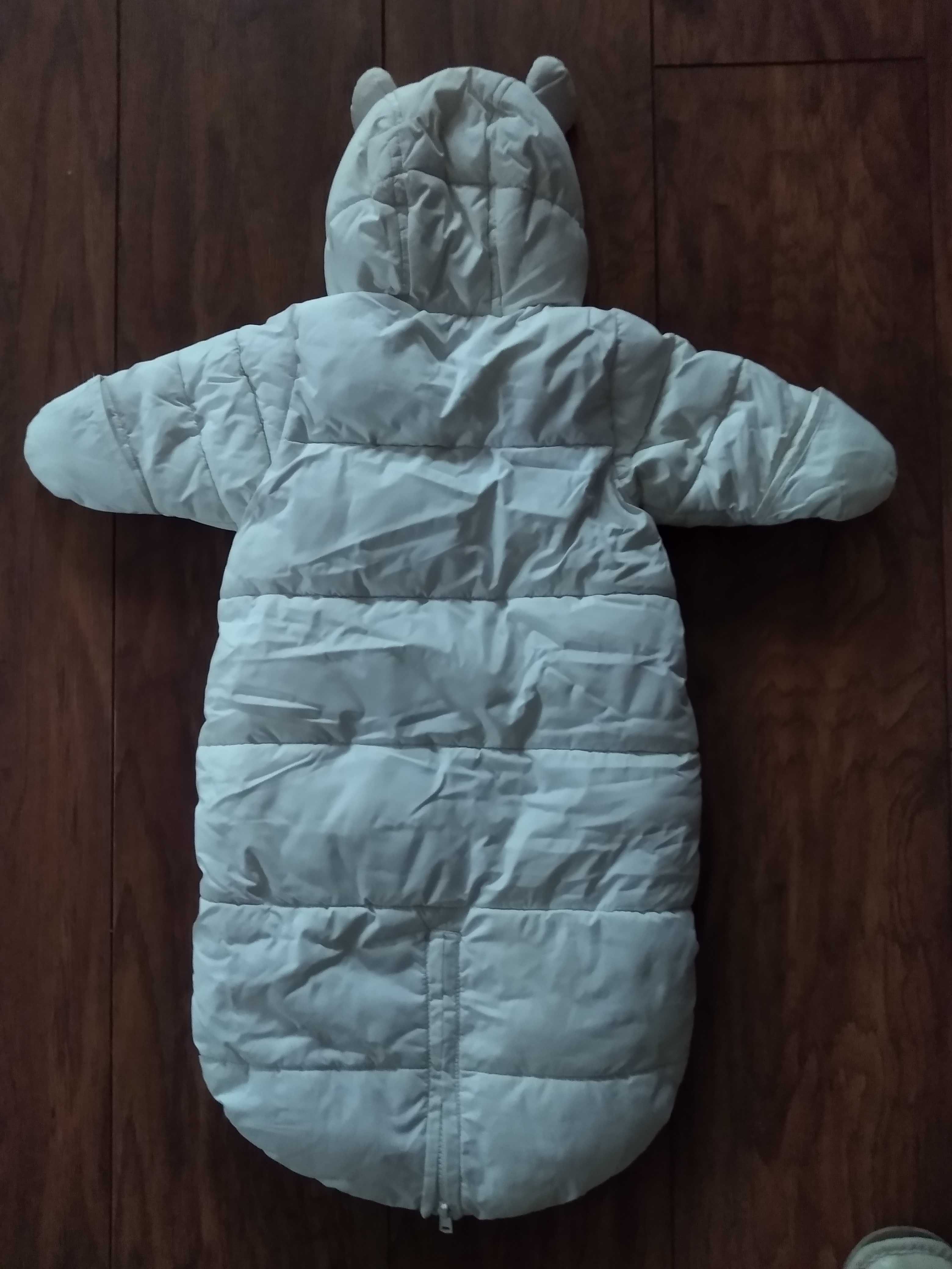 Zimowy śpiworek kombinezon 50/56 H&M