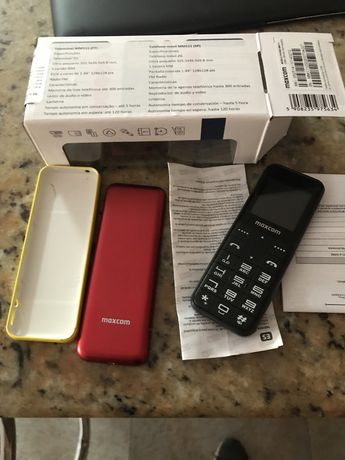 Mini telefone maxcom novo