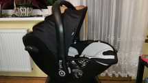 Fotelik Kiddy evoluna i-size mystics black plus baza isofix i adaptery