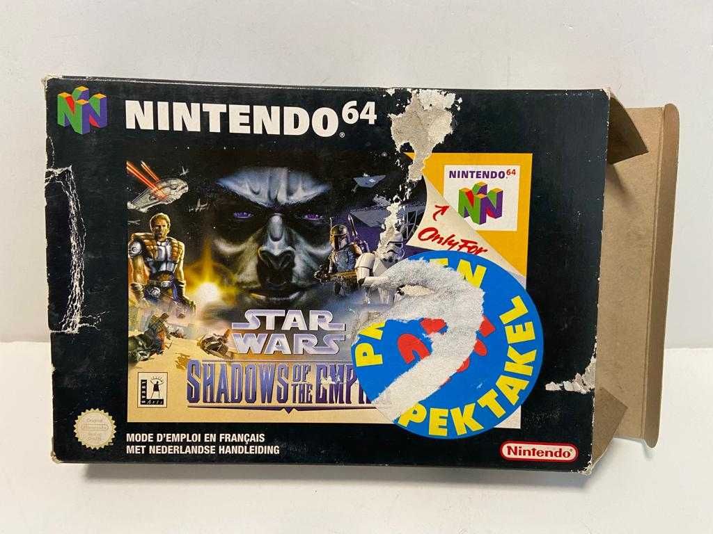 Jogo Nintendo 64: Star Wars Shadows Of The Empire + caixa + manual