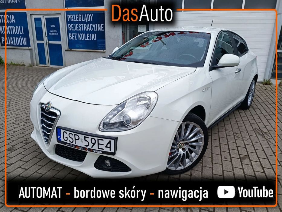 Alfa Romeo Giulietta benzyna - AUTOMAT - czerwone skóry - nawigacja - sprowadzony - FILM