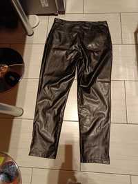 Spodnie czarne że skóry ekologicznej, rozmiar 42, możliwa wysyłka