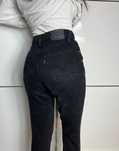 Spodnie Levi’s High Waisted Mom Jean Black Tab W25 L27 Damskie Bawełna